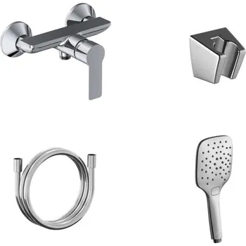 Ravak Solar - Sprchová baterie s příslušenstvím, chrom X07S107