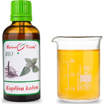 Doplněk stravy Bylinné kapky s.r.o. Kopřiva kořen BIO - bylinné kapky (tinktura) 50 ml