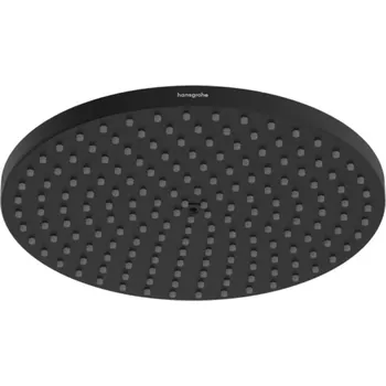 Sprchová hlavice Hansgrohe Raindance S - Hlavová sprcha, průměr 24 cm, EcoSmart+, matná černá 28821670