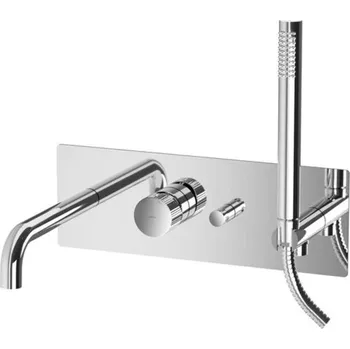 Vodovodní baterie Paffoni Jo - Baterie pod omítku s tělesem, pro 2 spotřebiče, chrom JO001CR