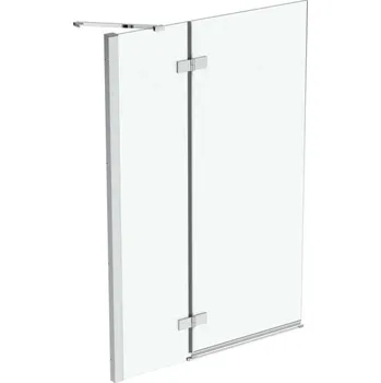 Vanová zástěna Ideal Standard i.Life - Vanová zástěna, dvoudílná, 100 cm, levá, silver bright/čiré sklo T4887EO