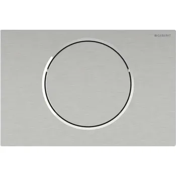 Splachovací tlačítko Geberit Sigma10 - Elektronické ovládání splachování, síťové napájení, kartáčovaný nerez 115.863.SN.6