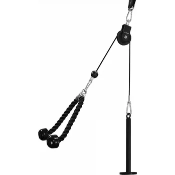 GymBeamCable Pulley System černá