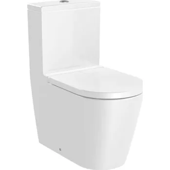 Klozet Roca Inspira - WC kombi mísa, Vario odpad, Rimless, bílá A342526000