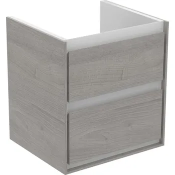 Nábytek Ideal Standard Connect Air - Umyvadlová skříňka 48x41x52 cm, šedý dub/matný bílý lak E1607PS