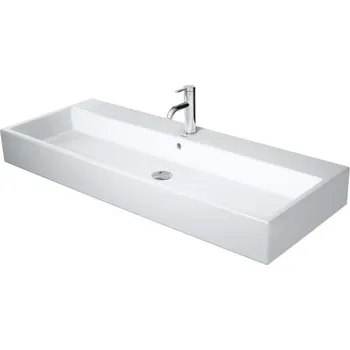 Umyvadlo Duravit Vero Air - Umyvadlo nábytkové 120x47 cm, s přepadem, otvor pro baterii, WonderGliss, bílá 23501200271
