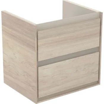 Nábytek Ideal Standard Connect Air - Umyvadlová skříňka 53x41x52 cm, světlé dřevo/matný světle hnědý lak E1606UK