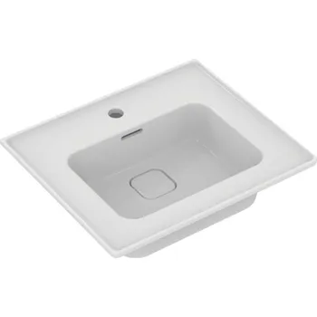 Ideal Standard Strada II - Nábytkové umyvadlo 54x46 cm, s otvorem pro baterii, s Ideal Plus, bílá T2988MA