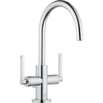 Vodovodní baterie Kludi Nova Fonte - Umyvadlová baterie s výpustí a otočným výtokem, chrom 201180515