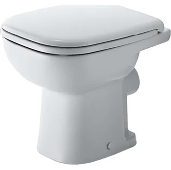 Klozet Duravit D-Code - Stojící WC, zadní odpad, s HygieneGlaze, alpská bílá 21080920002