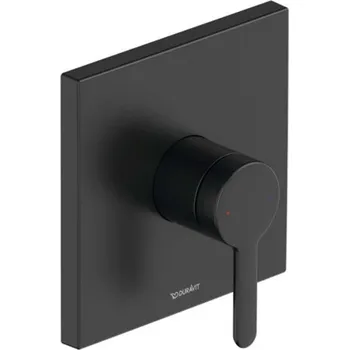 Vodovodní baterie Duravit C.1 - Sprchová baterie pod omítku, matná černá C14210009046
