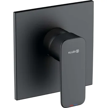 Vodovodní baterie Kludi Pure&Style - Sprchová baterie pod omítku, matná černá 407553975