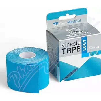 Krytí na ránu GemMedical kinesiology tape 5cmx5m modrý