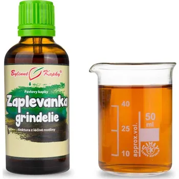 Doplněk stravy Bylinné kapky s.r.o. Zaplevanka (grindelie) - Pavlovy bylinné kapky (tinktura) 50 ml