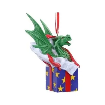 Vánoční ozdoba Vánoční ozdoba - Dárek s drakem