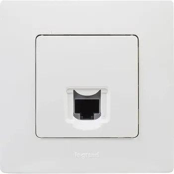 Legrand 396444 datová zásuvka RJ45 kategorie 5 z řady monoblok Niloé, kompletní mechanismus, bílá