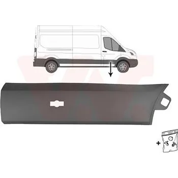 Lišta karosérie Ozdobná / ochranná lišta, dveře VAN WEZEL 1991424