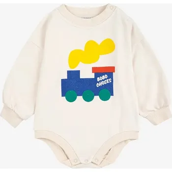 Kojenecký body Kojenecké body Bobo Choses Choo Choo 225AB010 bílá 00X, vel. 74