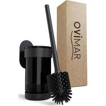 Dávkovač mýdla WC štětka Ovimar Finnkona černá na zeď