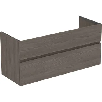 Nábytek Ideal Standard Finesse - Umyvadlová skříňka, 120x44x55 cm, 2 zásuvky, Dark Elm E3385UR