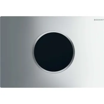 Splachovací tlačítko Geberit Sigma10 - Elektronické ovládání splachování, síťové napájení, lesklý/matný chrom 115.907.KH.6