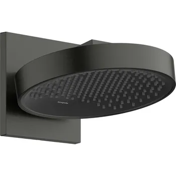 Sprchová hlavice Hansgrohe Rainfinity - Hlavová sprcha, průměr 25 cm, EcoSmart, kartáčovaný černý chrom 26227340