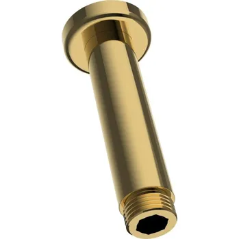 Laufen Sprchové příslušenství - Sprchové rameno stropní, 10 cm, lesklá zlatá HF960098463001