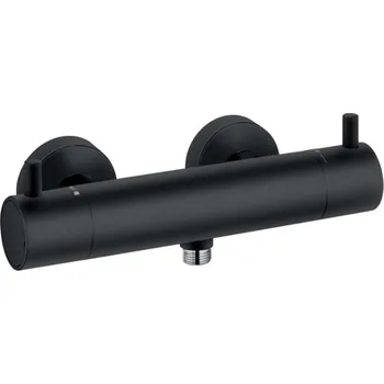 Vodovodní baterie Kludi Bozz - Termostatická sprchová baterie, černá mat 352033938
