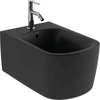 Bidet Kludi Resa S - Závěsný bidet, otvor pro baterii, matná černá 27BIW0139