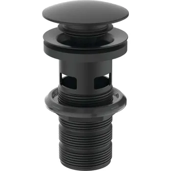 Sifon Ideal Standard Příslušenství - Odtoková souprava Click-Clack, černá E1482XG