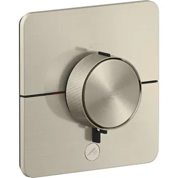 Vodovodní baterie Axor ShowerSelect ID - Termostatická sprchová baterie pod omítku, HighFlow, kartáčovaný nikl 36778820