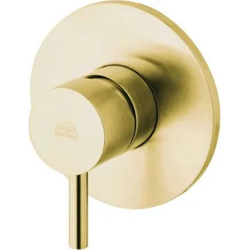 Vodovodní baterie Paffoni Light Exclusive Edition - Sprchová baterie pod omítku s tělesem, kartáčované zlato LIG011HGSP