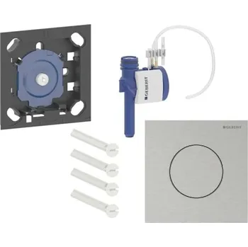 Splachovací tlačítko Geberit - Pneumatické ovládání splachování pisoáru typ 40, easy to clean, kartáčovaná nerez 116.014.FW.1