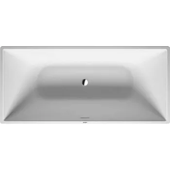 Vana Duravit DuraSquare - Volně stojící vana, 185x85 cm, DuraSolid, ClickClack, bílá 700430000000000