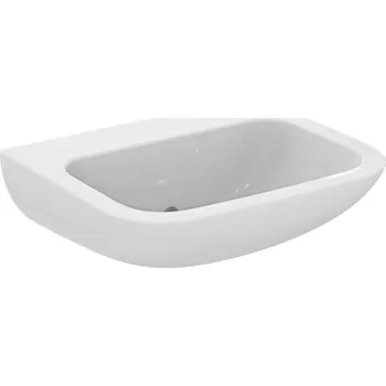 Umyvadlo Ideal Standard Contour 21+ - Umývátko 50x40 cm, bez přepadu, bez otvoru pro baterii, SmartGuard+, bílá E2327HY