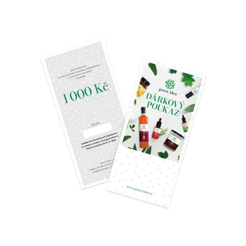 Zdraví Green idea Dárkový poukaz - tištěný 1 000 Kč