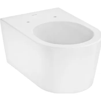 Klozet Hansgrohe EluPura S - Závěsné WC, AquaHelix Flush, Rimless, EcoSmart, bílá 60343450