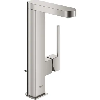 Vodovodní baterie Grohe Plus - Umyvadlová baterie L, s výpustí, supersteel 23851DC3
