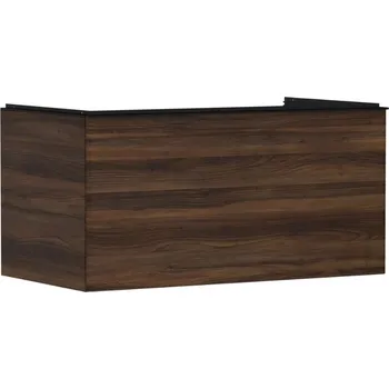 Koupelnový nábytek Hansgrohe Xelu Q - Umyvadlová skříňka, 50x98x55 cm, 1 zásuvka, tmavý ořech/matná černá 54061670