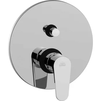 Vodovodní baterie Paffoni Green - Sprchová baterie pod omítku s přepínačem a tělesem, chrom GR015CR