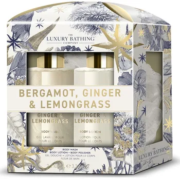 Kosmetika Grace Cole Bergamot, Ginger & Lemongrass - sada s péčí o tělo, 3 ks