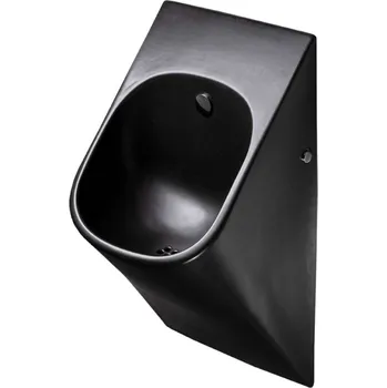 Pisoár Sanela Senzorové pisoáry - Elektronický pisoár, zadní přívod vody, 24V DC, černá SLP 89S