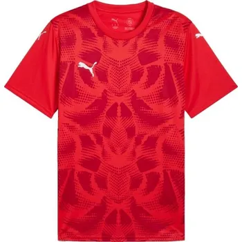 Fotbal Pánský fotbalový dres Puma TEAMULTIMATE JERSEY XXL Červená, Bílá