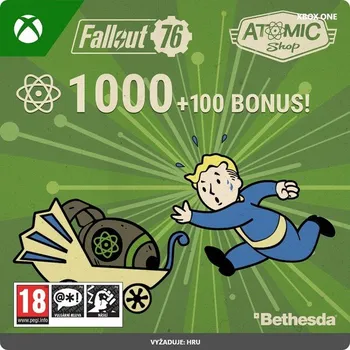 Hra pro Xbox One Fallout 76: 1000 (+100 Bonus) Atoms (Xbox One)