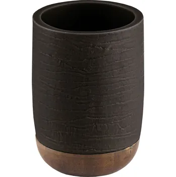 Držák na kartáček Kleine Wolke Koupelnové doplňky Harper - Black, kelímek