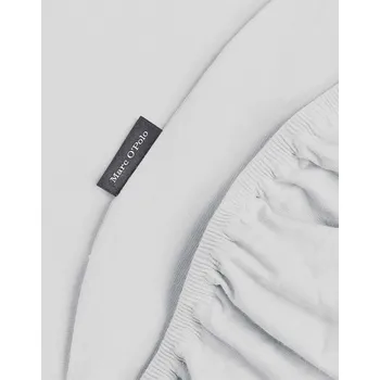 Povlečení Marc O'Polo, Prostěradlo s gumou Premium Organic 200 x 200 cm světlý šedé - Formadore