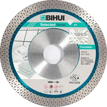Obklad BIHUI B-MAGIC kotouč diamantový 115x1,4x22,23x10mm na dlažby a obklady použití za sucha/mokra