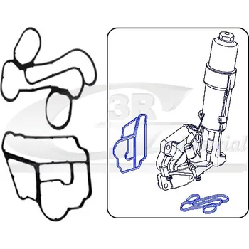 Chladič motoru Sada těsnění, chladič oleje 3RG 76510