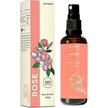 Aromafume Pokojový, textilní a polštářový sprej Rose (Růže), 100 ml