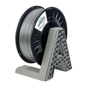 3D tisk AURAPOL PET-G Filament Stříbrná 1 kg 1,75 mm
